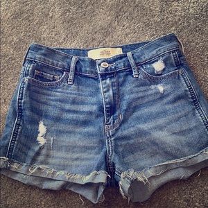 High-Rise Denim short shorts